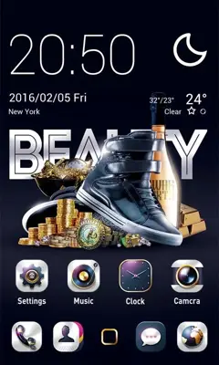 Beauty GO Launcher Theme android App screenshot 4