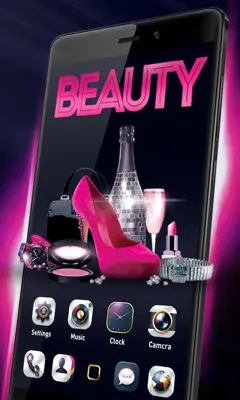 Beauty GO Launcher Theme android App screenshot 6